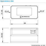 Capteur de température pour le système de refroidissement par liquide Barrowch FBFT04 V2 Black (CH1013)