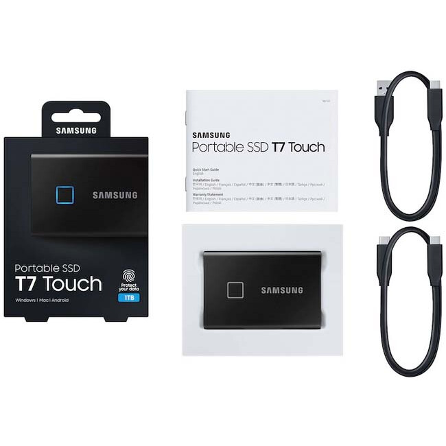 Ārējais SSD disks 1Tb Samsung T7 (MU-PC1T0K) - MU-PC1T0K/WW - foto 2