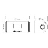 Cooling system temperature sensor Bykski B-TFC-CS-X Black (C13-0138)