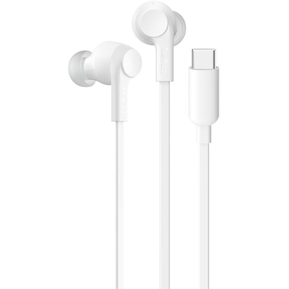 Casque audio Belkin SoundForm ANC Wired Earbuds (USB-C) White - G3H0003hqWH