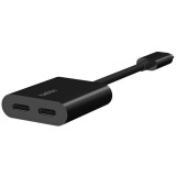 Verteiler USB Type-C - 2x USB Type-C (F), Belkin F7U081btBLK