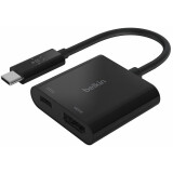 Adapter USB Type-C - HDMI/USB Type-C, Belkin AVC002btBK