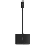 Adapter USB Type-C - VGA/USB Type-C, Belkin AVC001btBK