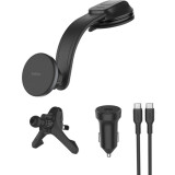 Car mount Belkin BoostCharge Magnetic Wireless Charging Car Vent and Dash Mount (WIC012hqBK)
