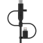 Kabel USB - microUSB/USB Type-C/Lightning, 1m, Belkin CAC001bt1MBK - Foto 4