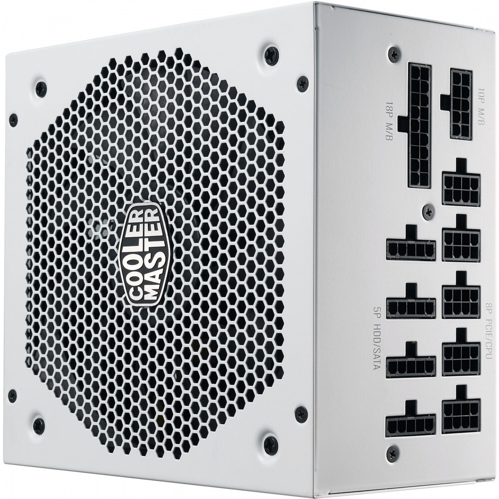 Barošanas bloks 850W Cooler Master V850 Gold V2 White Edition (MPY-850V-AGBAG-EU)