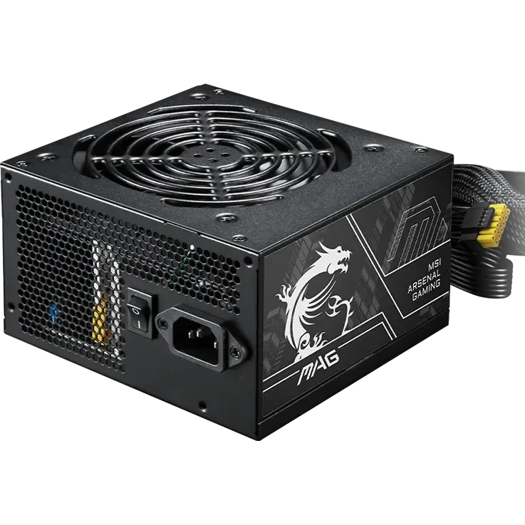 Alimentation électrique 750W MSI MAG A750BN PCIE5 II - 306-7ZPSX11-CE0 - photo 2