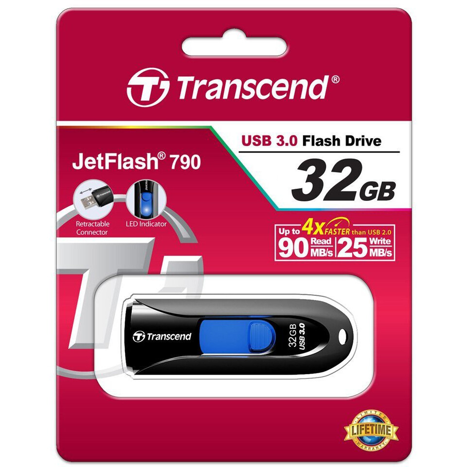 USB-Flash-Laufwerk 32GB Transcend JetFlash 790 (TS32GJF790K) - Foto 3