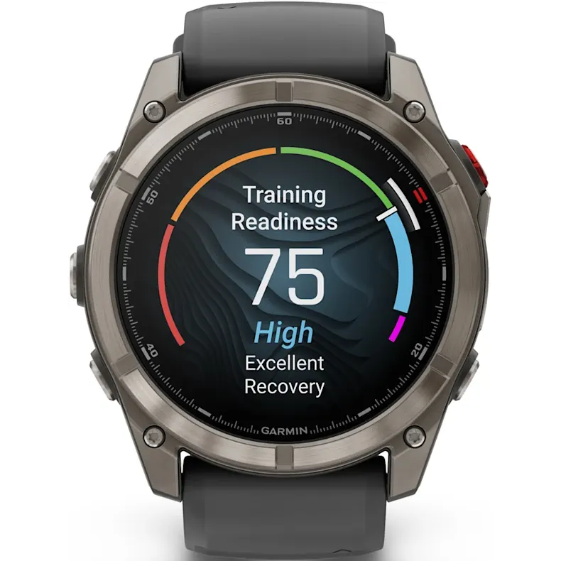 Smartwatch Garmin fenix 8 Pro 51mm Sapphire Titanium with Graphite/Black Silicone Band - 010-03199-11 - Foto 4