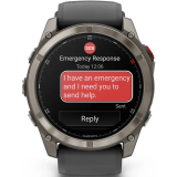 Smartwatch Garmin fenix 8 Pro 51mm Sapphire Titanium with Graphite/Black Silicone Band (010-03199-11)