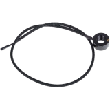 Capteur de température pour le système de refroidissement par liquide Alphacool Eiszapfen temperature sensor G1/4 IG/IG mit AG Adapter - Deep Black (17363)