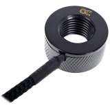 Capteur de température pour le système de refroidissement par liquide Alphacool Eiszapfen temperature sensor G1/4 IG/IG mit AG Adapter - Deep Black (17363)
