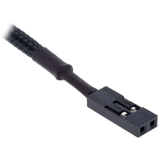 Capteur de température pour le système de refroidissement par liquide Alphacool Eiszapfen temperature sensor G1/4 IG/IG mit AG Adapter - Deep Black (17363)