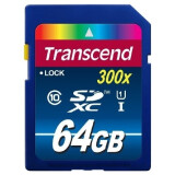 Atmiņas kartes 64Gb SD Transcend (TS64GSDU1)