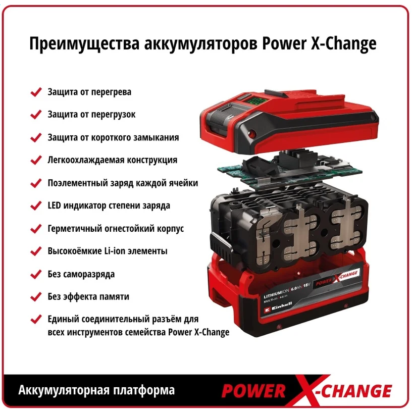 Ladegerät + Akku Einhell 18V Starter-Kit Power-X-Change - 4512042 - Foto 3