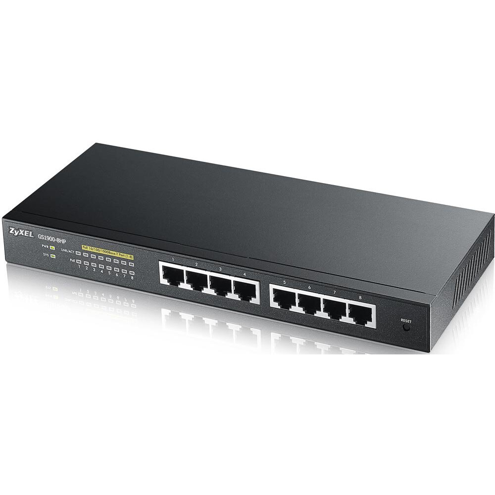 Switch ou Commutateur Zyxel GS1900-8HP