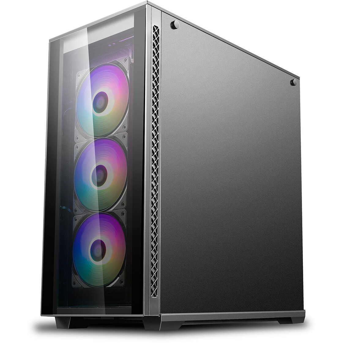 Datoru korpuss DeepCool MATREXX 70 ADD-RGB 3F Black - DP-ATX-MATREXX70-BKG0P-3F