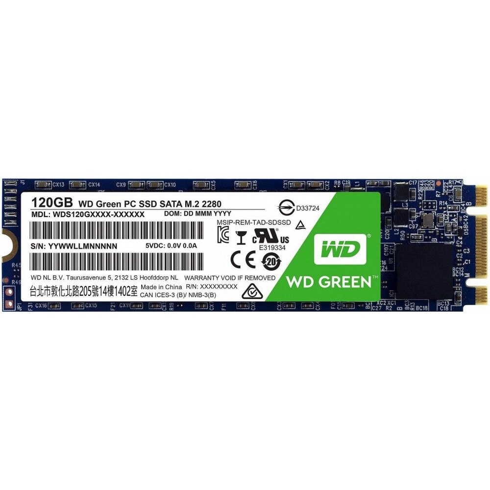 SSD 120Gb WD Green (WDS120G2G0B)