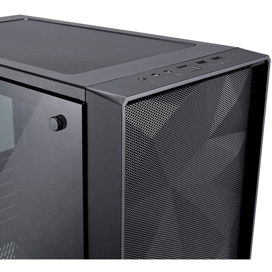 Datoru korpuss Fractal Design Meshify C Dark TG Black - FD-CA-MESH-C-BKO-TG - foto 4