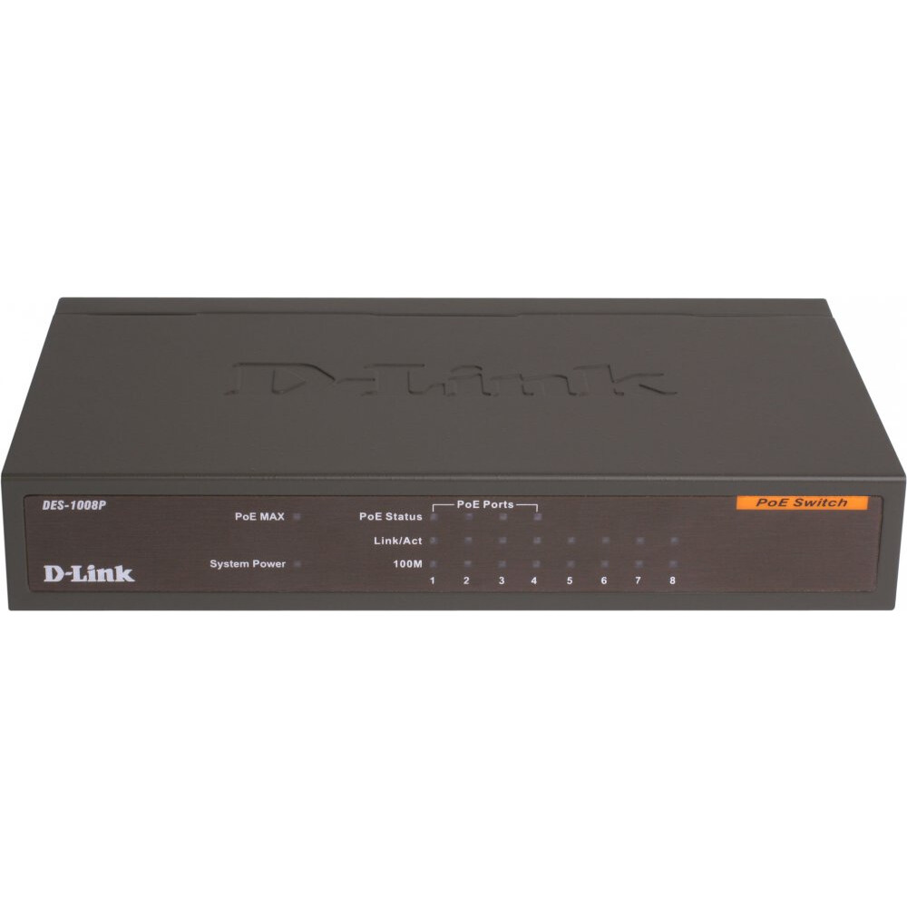 Slēdzis (komutators) D-Link DES-1008P