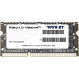 Operatīvā atmiņa 4Gb DDR-III 1600MHz Patriot SO-DIMM (PSD34G1600L81S)