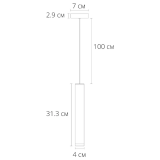 lamp Arte Lamp Hubble A6810SP-1BK