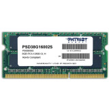 Mémoire vive 8GB DDR-III 1600MHz Patriot SO-DIMM (PSD38G16002S)