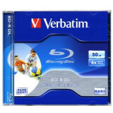 Disque BD-R Verbatim 50GB 6x Jewel Case Printable (10 pcs) (43736)