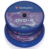 DVD+R Laufwerk Verbatim 4.7GB 16x Cake Box (50 pcs) (43550)