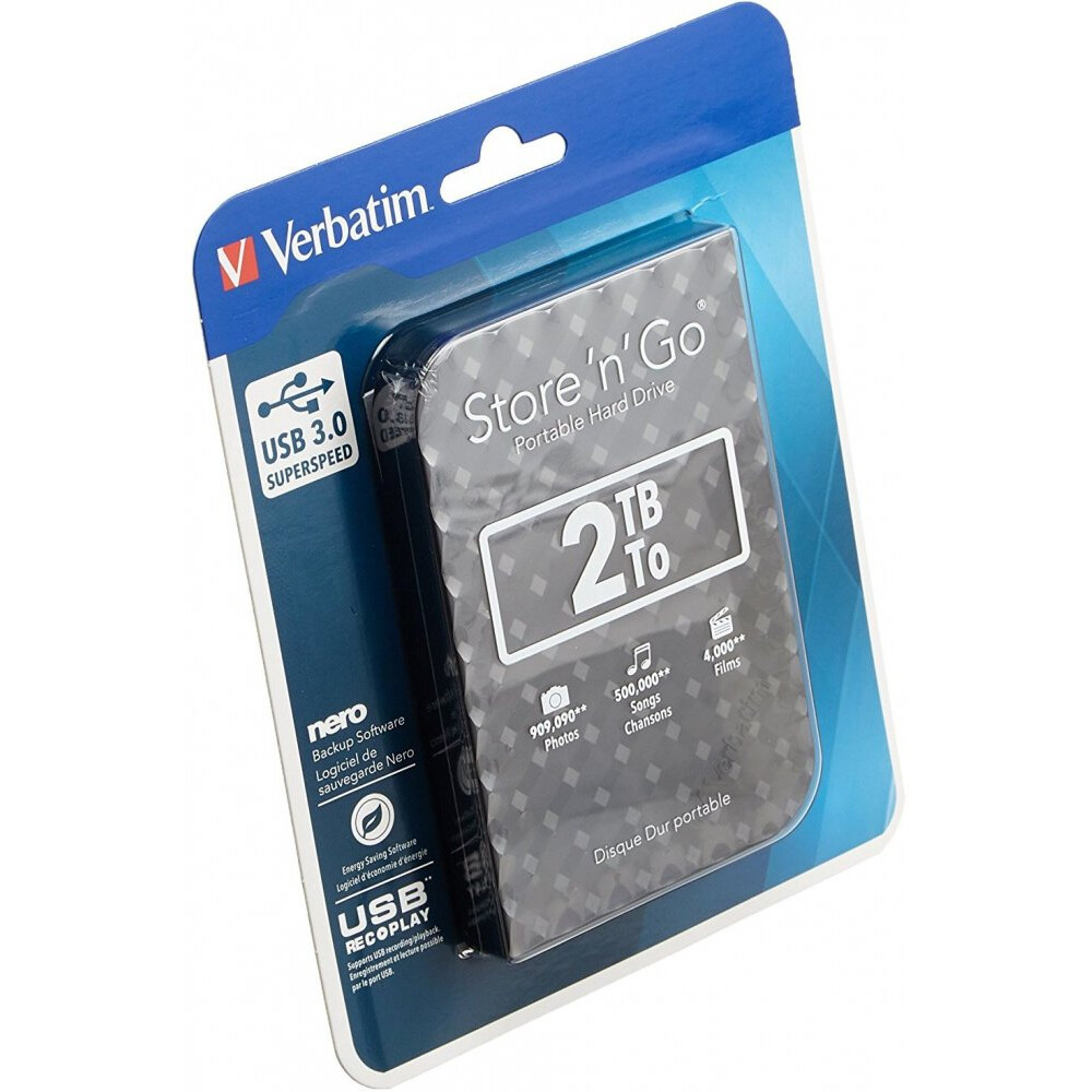 disque dur externe 2TB Verbatim Store n Go Black (USB3.0) - 53195 - photo 4