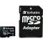 Speicherkarte 128GB MicroSD Verbatim + SD adapter (44085)