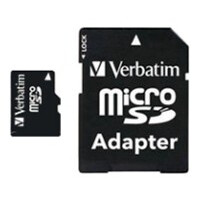 Carte mémoire 32GB MicroSD Verbatim + SD adapter (44083)