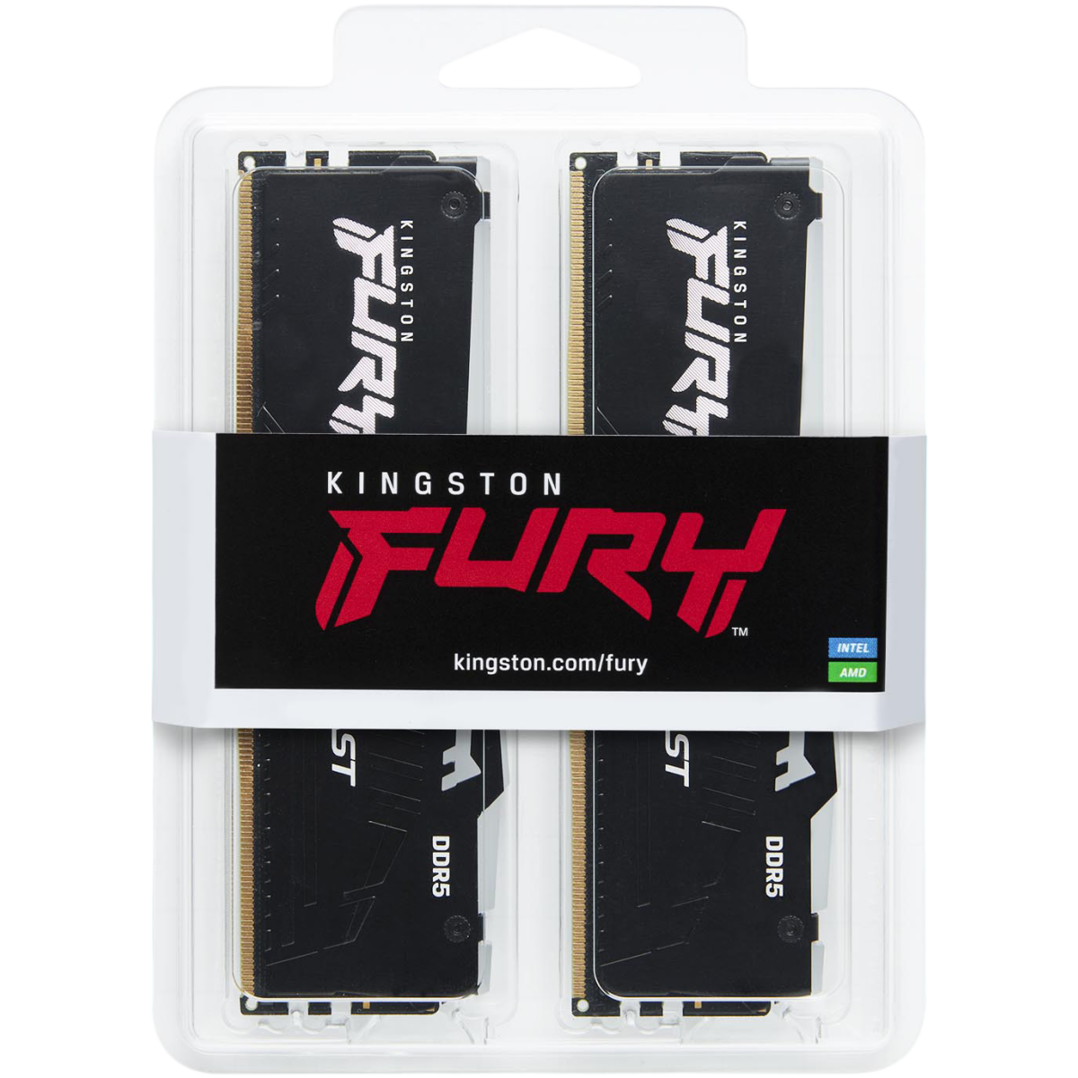 Mémoire vive 128GB DDR5 5600MHz Kingston Fury Beast RGB (KF556C40BBAK4-128) (4x32GB KIT) - photo 3