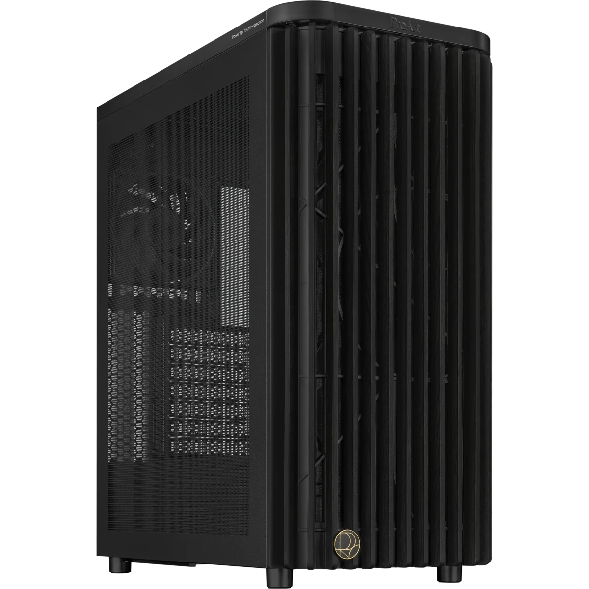 Case ASUS ProArt PA401 Wood Edition Mesh Panel Black - 90DC00M0-B39040
