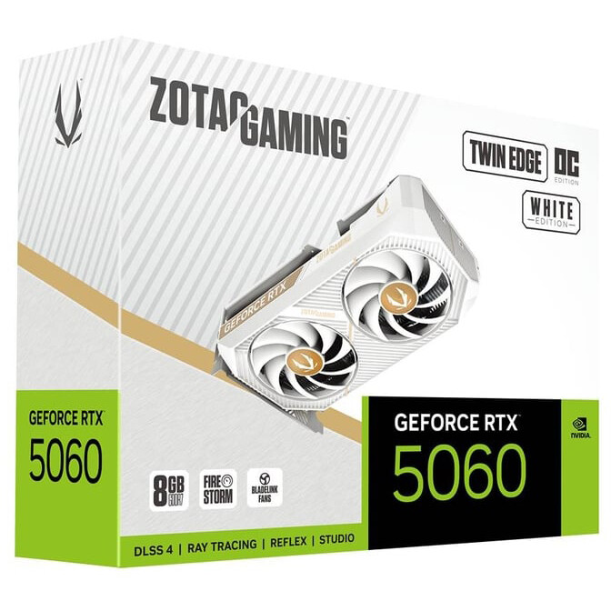 carte graphique NVIDIA GeForce RTX 5060 Zotac Twin Edge White OC 8GB (ZT-B50600Q-10M) - photo 7