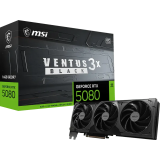 carte graphique NVIDIA GeForce RTX 5080 MSI OC 16GB (RTX 5080 16G VENTUS 3X OC BLACK)