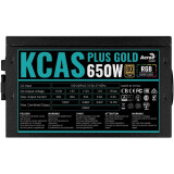 Barošanas bloks 650W AeroCool KCAS PLUS Gold 650W (EN59204)