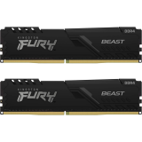 Arbeitsspeicher 16GB DDR4 3600MHz Kingston Fury Beast (KF436C17BBK2/16) (2x8GB KIT)