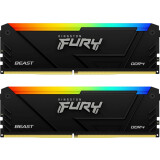Arbeitsspeicher 16GB DDR4 3600MHz Kingston Fury Beast RGB (KF436C17BB2AK2/16) (2x8GB KIT)
