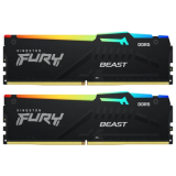 Arbeitsspeicher 16GB DDR5 5200MHz Kingston Fury Beast RGB (KF552C40BBAK2-16) (2x8GB KIT)
