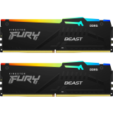 Arbeitsspeicher 16GB DDR5 6000MHz Kingston Fury Beast RGB (KF560C36BBEAK2-16) (2x8GB KIT)