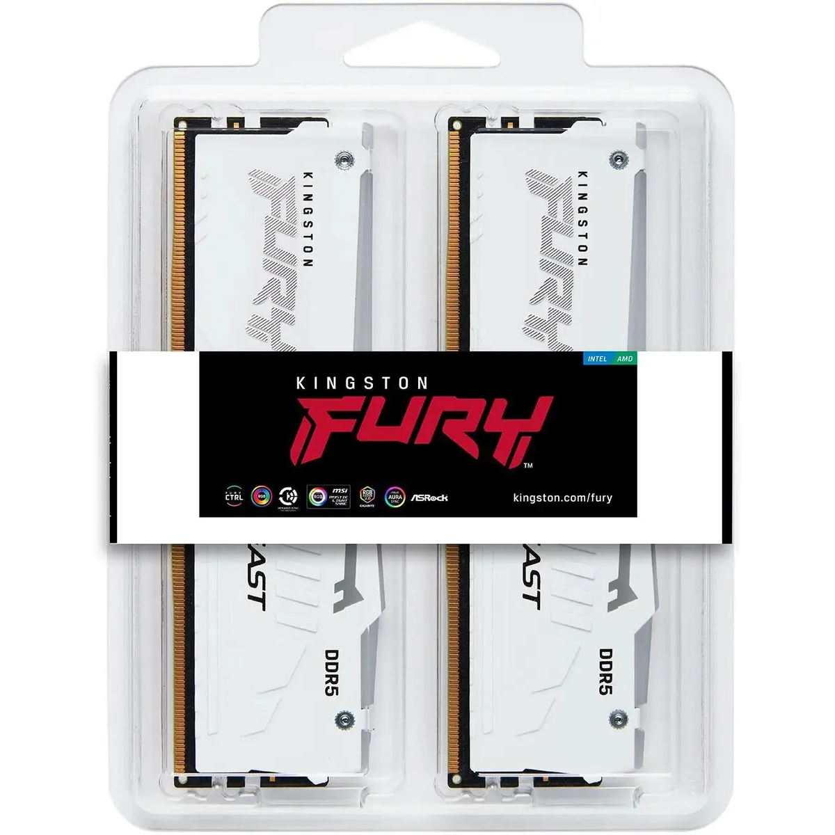 Arbeitsspeicher 32GB DDR5 6000MHz Kingston Fury Beast RGB (KF560C30BWEAK2-32) (2x16GB KIT) - Foto 3