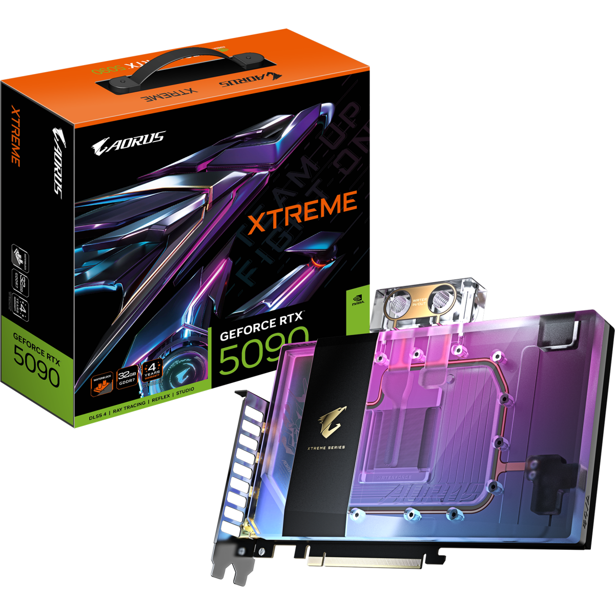 carte graphique NVIDIA GeForce RTX 5090 Gigabyte AORUS XTREME WATERFORCE WB OC 32GB (GV-N5090AORUSX WB-32GD) - photo 10