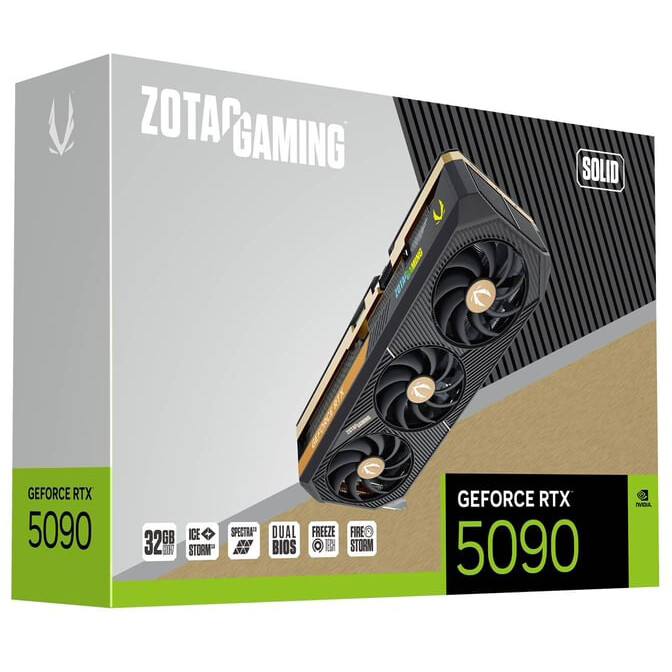 carte graphique NVIDIA GeForce RTX 5090 Zotac SOLID 32GB (ZT-B50900D-10P) - photo 7