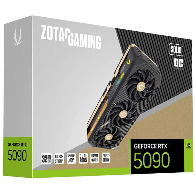 graphics card NVIDIA GeForce RTX 5090 Zotac SOLID OC 32GB (ZT-B50900J-10P) - photo 7