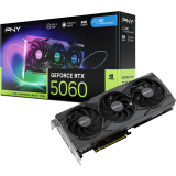carte graphique NVIDIA GeForce RTX 5060 PNY EPIC-X Triple Fan ARGB OC 8GB (VCG50608TFXXPB1-O)