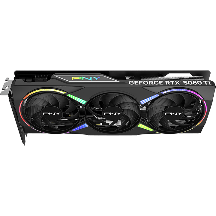 carte graphique NVIDIA GeForce RTX 5060 Ti PNY EPIC-X Triple Fan ARGB OC 8GB (VCG5060T8TFXXPB1-O) - photo 5