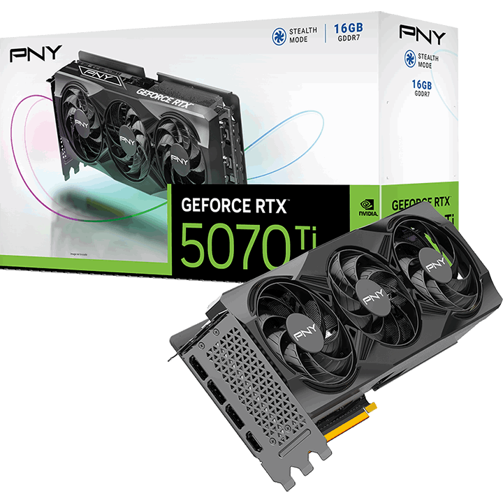 carte graphique NVIDIA GeForce RTX 5070 Ti PNY Triple Fan 16GB (VCG5070T16TFXPB1) - photo 9
