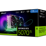 Carte graphique NVIDIA GeForce RTX 5070 Ti PNY EPIC-X Triple Fan ARGB OC 16GB (VCG5070T16TFXXPB1-O)