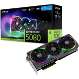 carte graphique NVIDIA GeForce RTX 5080 PNY EPIC-X Triple Fan ARGB OC 16GB (VCG508016TFXXPB1-O)